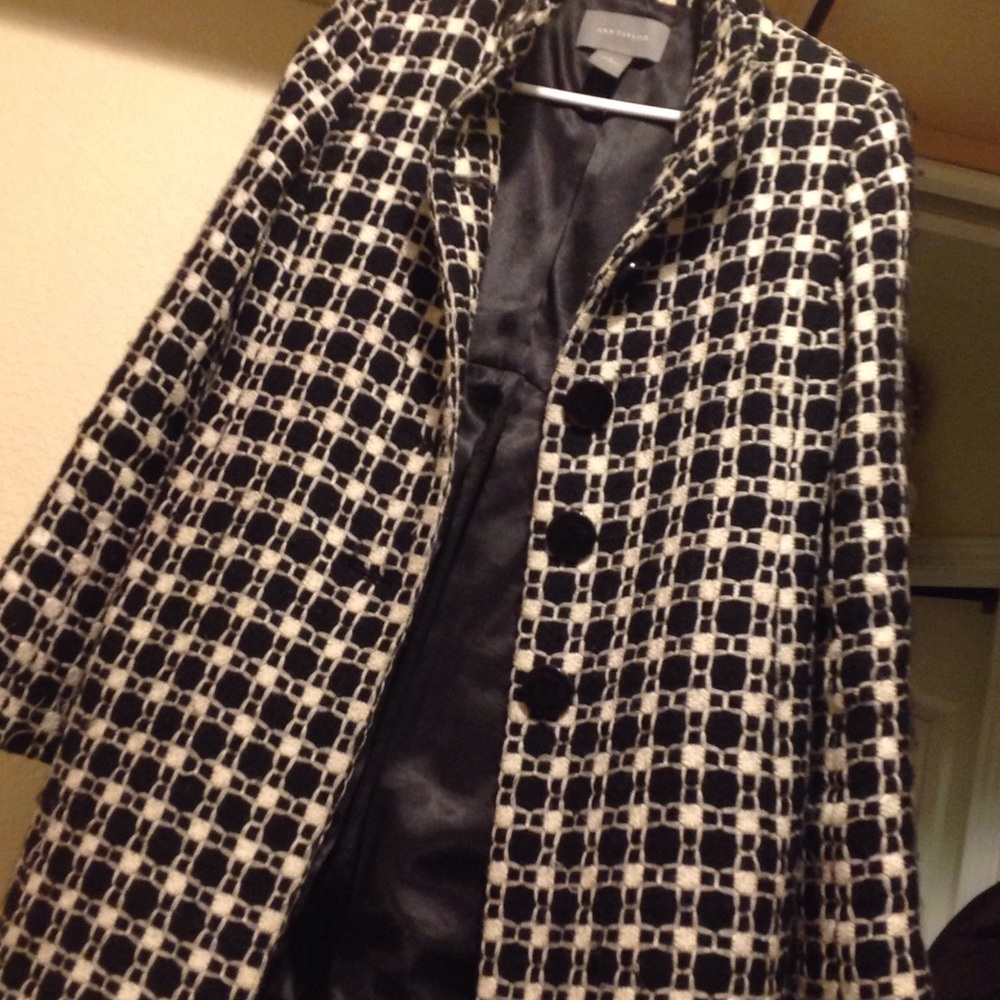 Black and Cream Ann Taylor