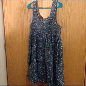 Blue camo dress