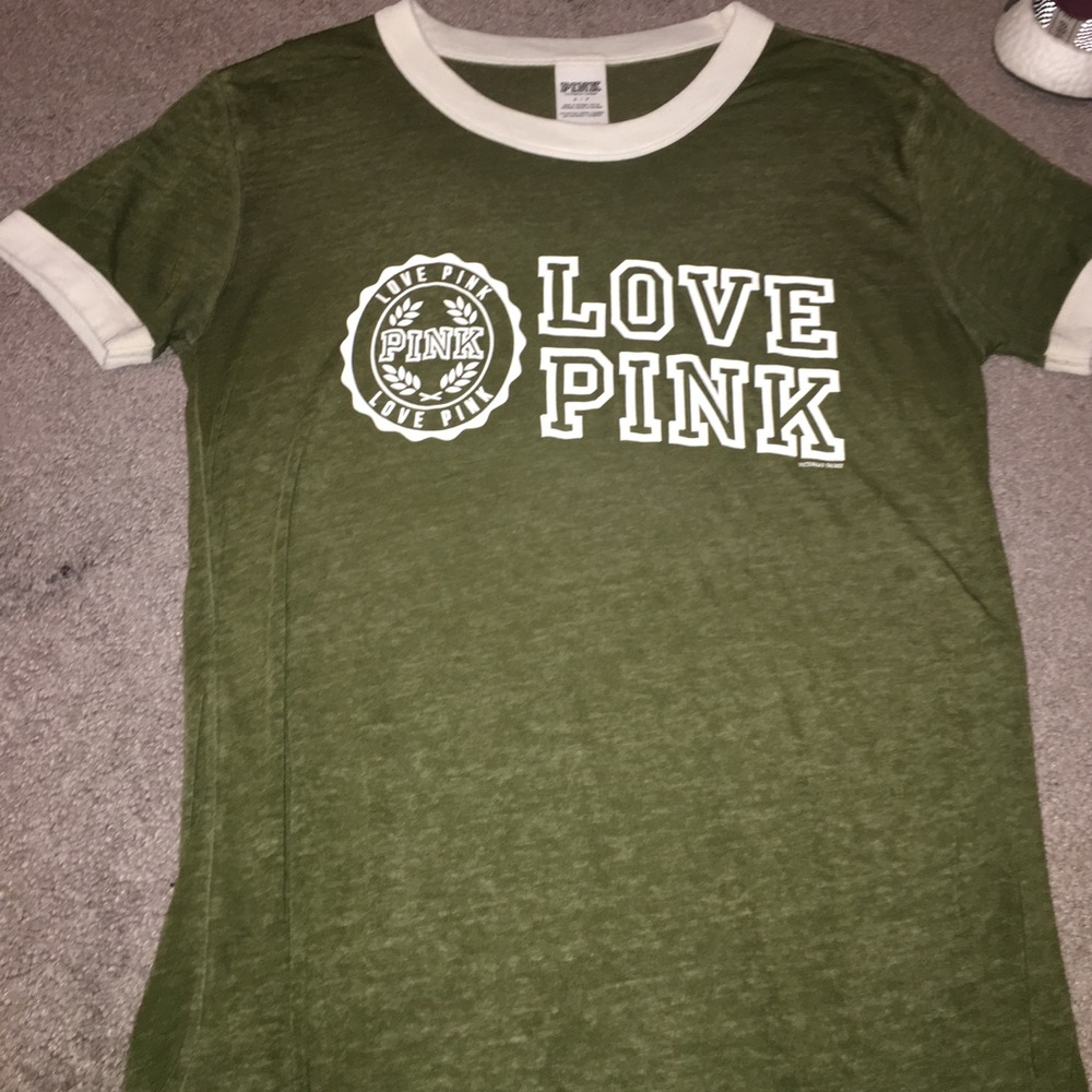 Olive PINK tee