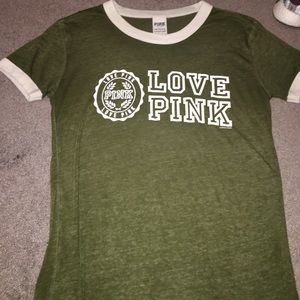 Olive PINK tee