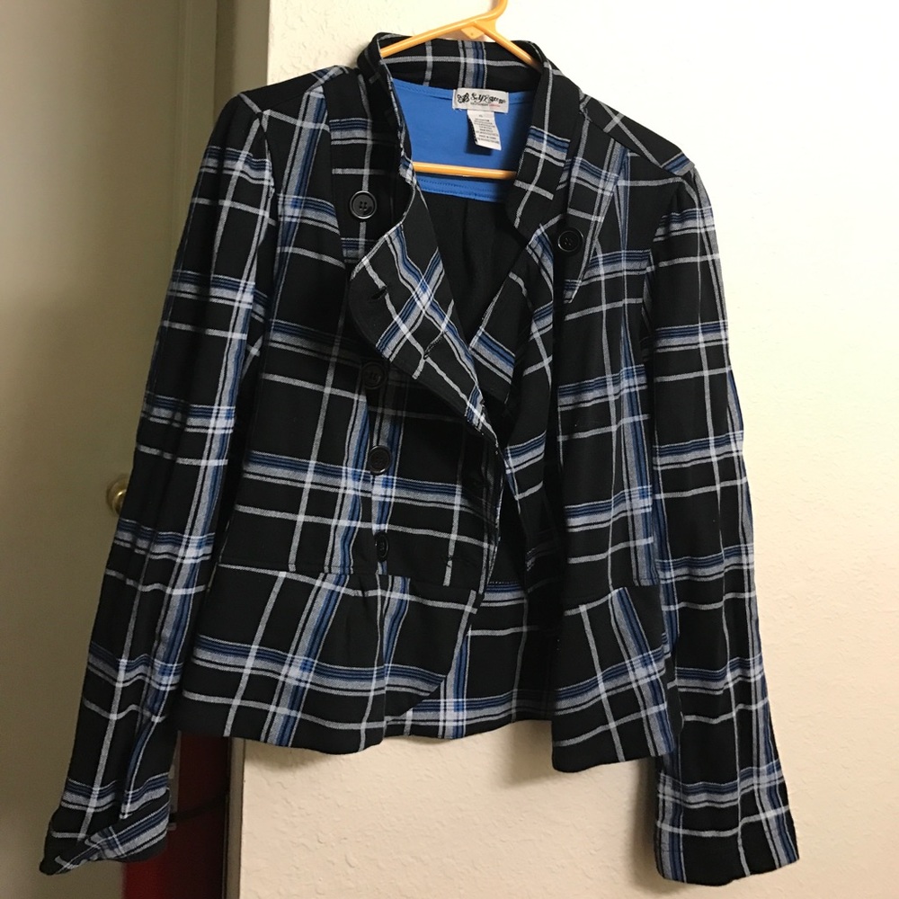 Plaid blazer