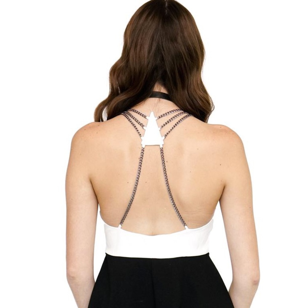 •Sale• Chain Strap Color Block Dress - Picture 4 of 4