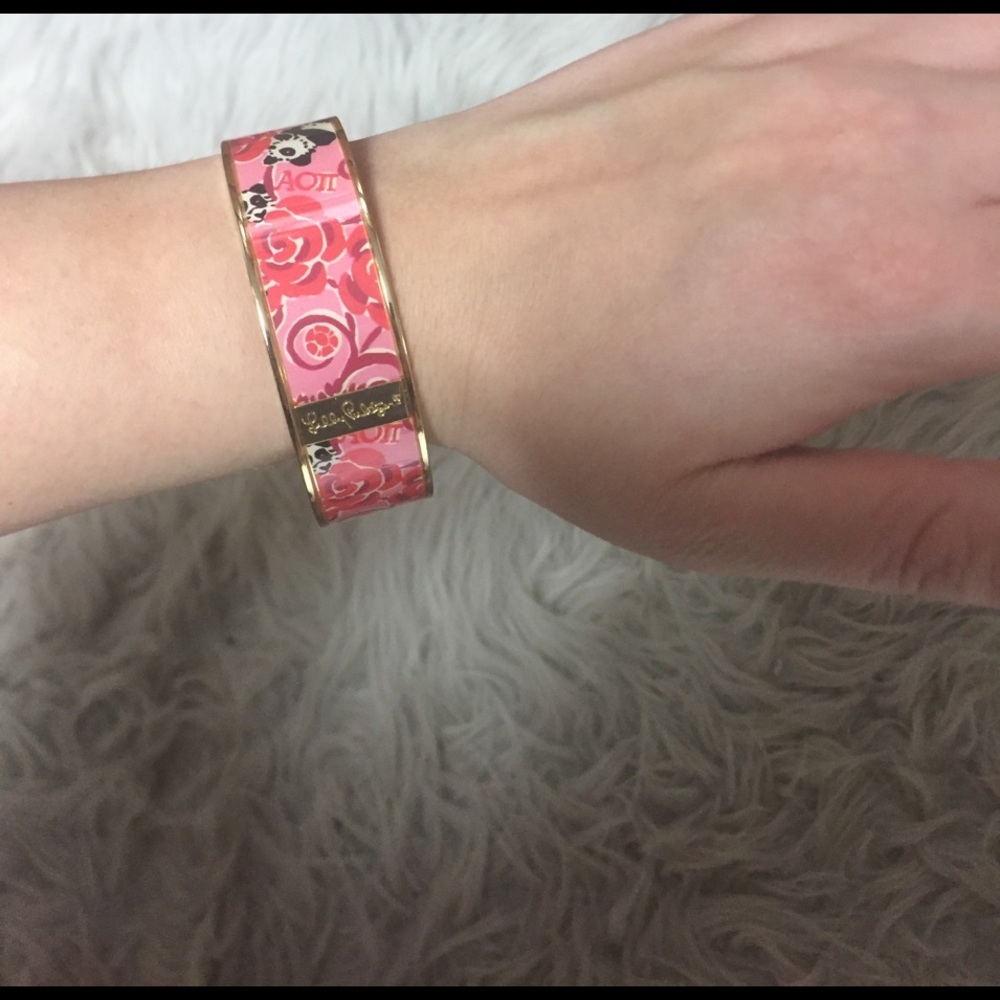 Lilly Pulitzer Panda Sorority Letter Bracelet