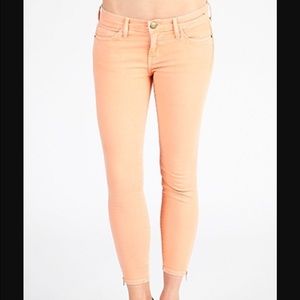 New current/Elliott zip stiletto jeans