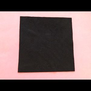 Gucci Sunglasses cleaning cloth black