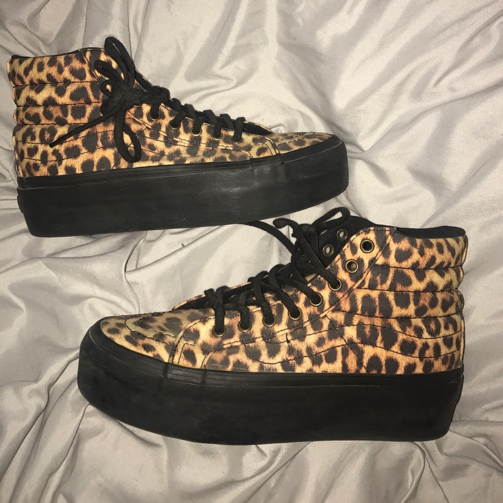Vans platform cheetah