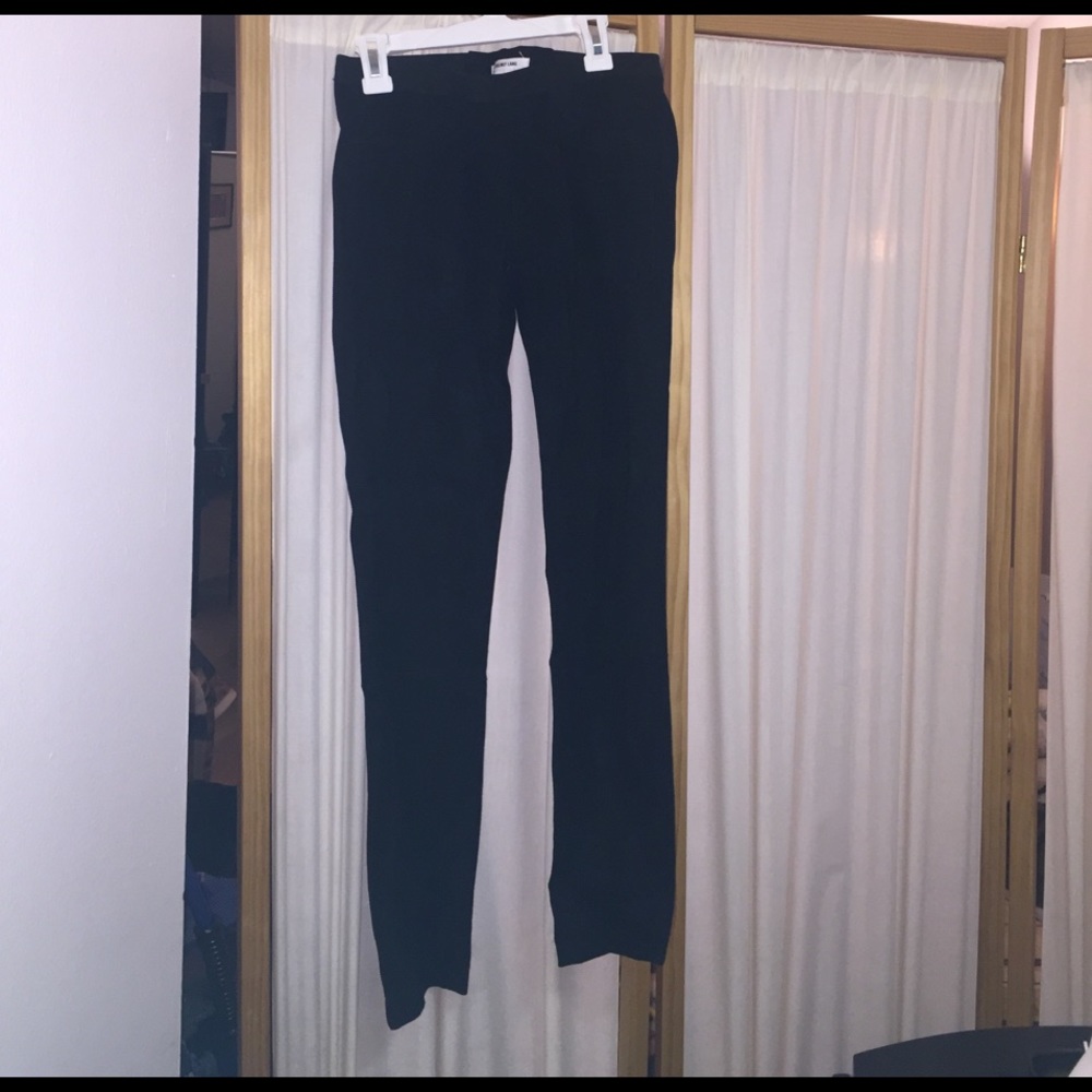 Black Leather Helmut Lang Leggings