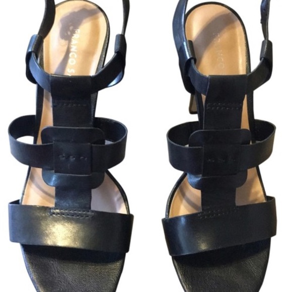 Franco Sarto Shoes - Franco Santo black leather shoes