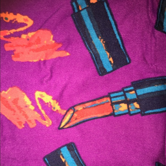 LulaRoe OS legging large lipsticks - Picture 1 of 2