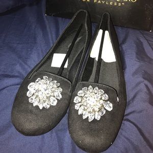 💎Jeweled Black Flats💎