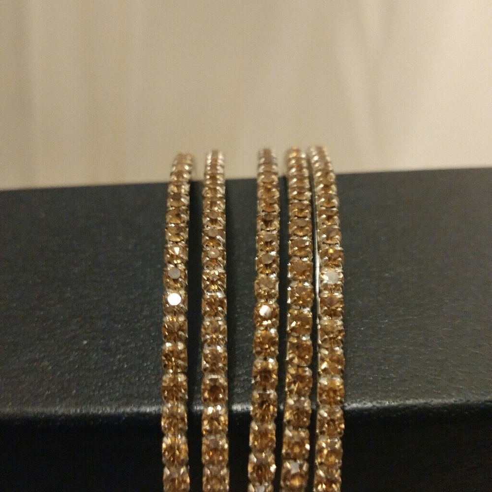 Beautiful light brown shiny bangles
