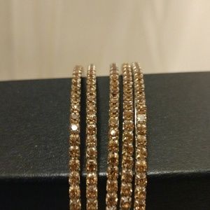 Beautiful light brown shiny bangles