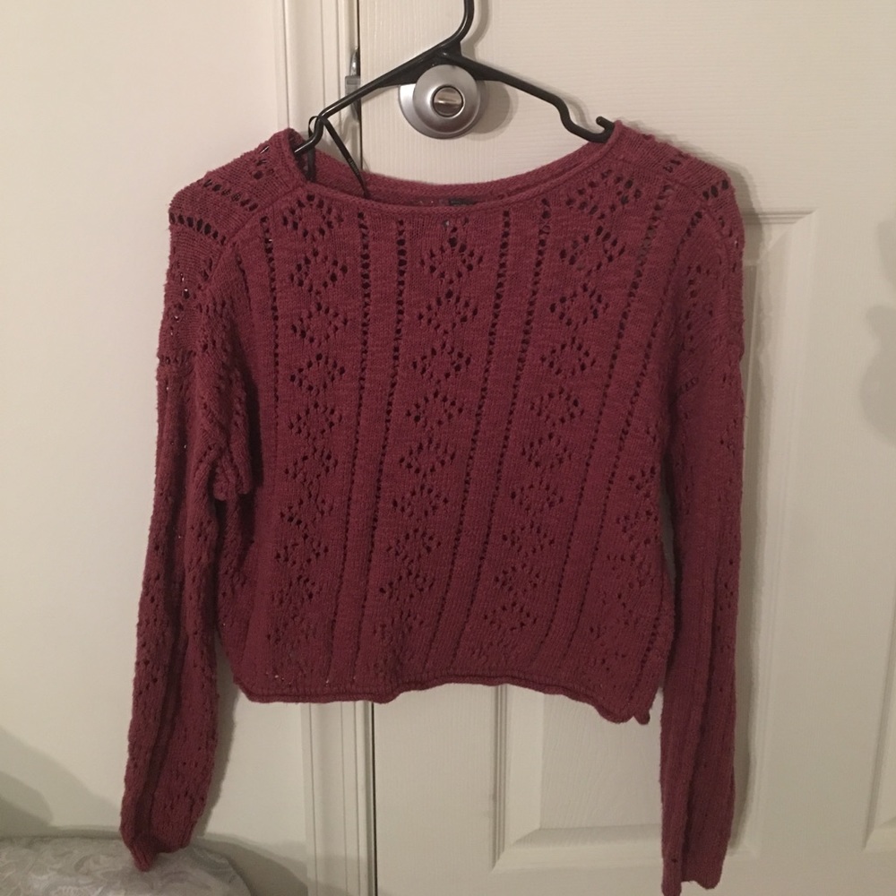 F21 Cropped sweater