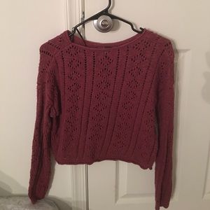 F21 Cropped sweater
