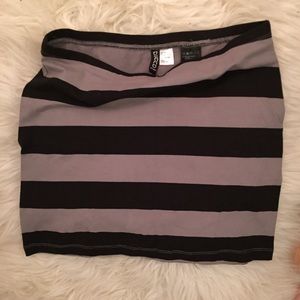 Striped Bodycon Skirt