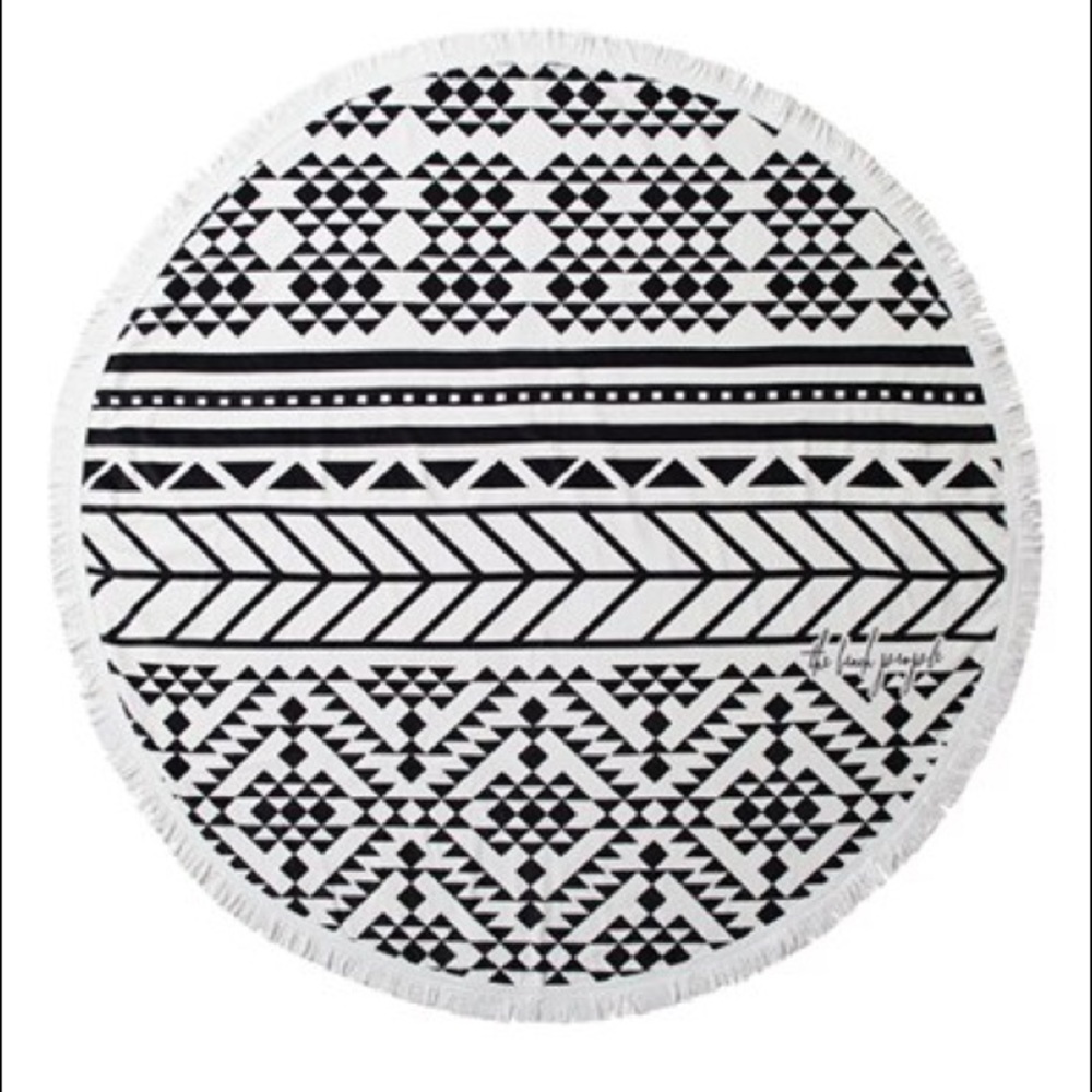 Tribal Round Beach Blanket - Picture 2 of 3
