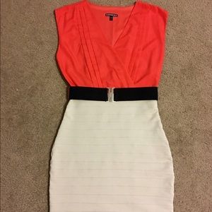 ❤SOLD❤ Express Colorblock Bandage Dress Size S