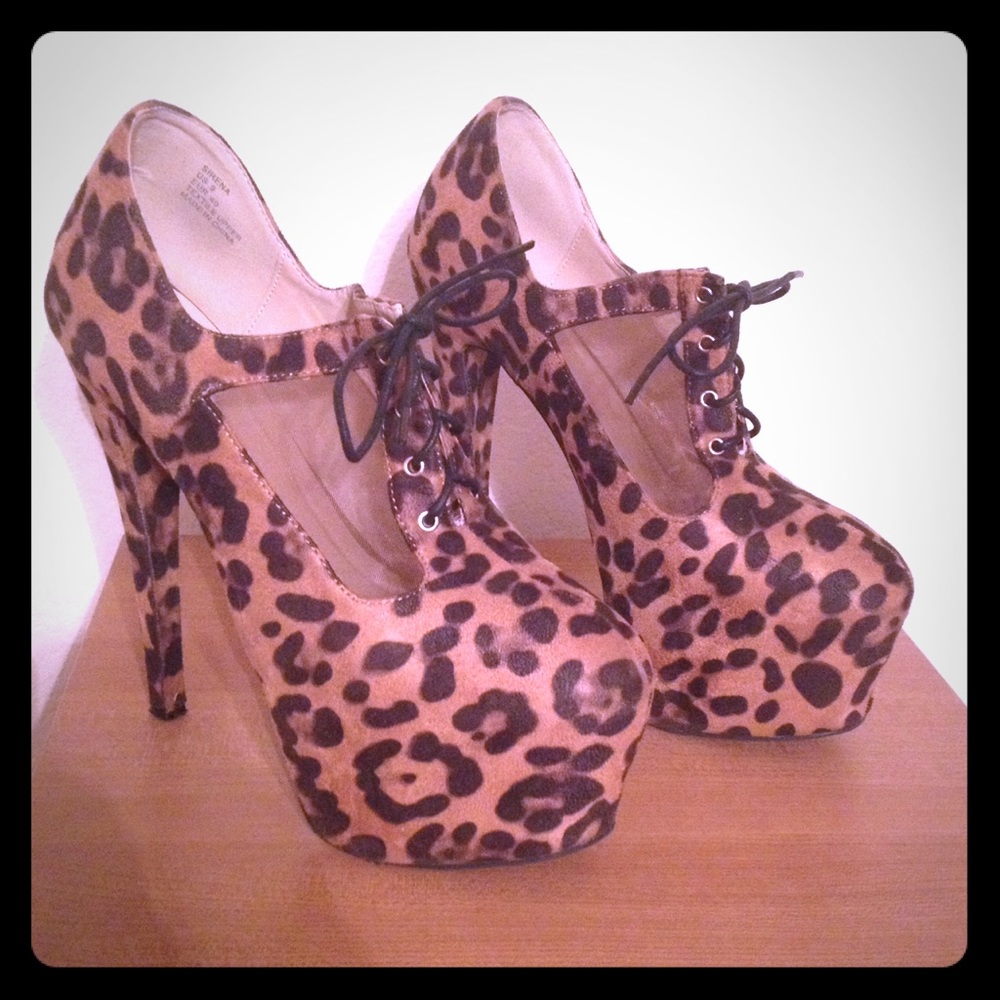 Cheetah Print Booties