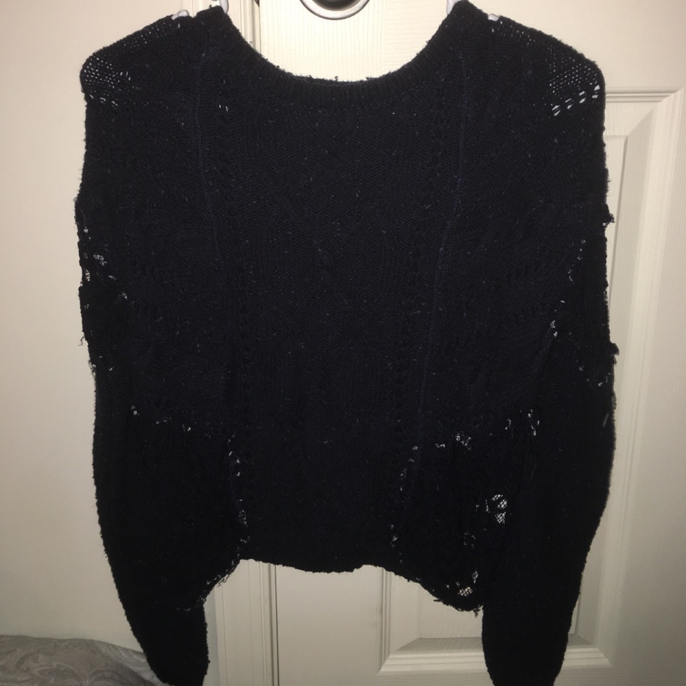 Hollister navy sweater