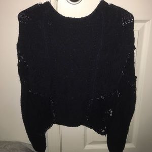 Hollister navy sweater