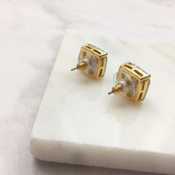 LAST 1! Kate Spade Opal Glitter Stud Earrings - Picture 2 of 4