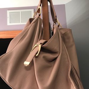 G.I.L.I. Large pebbled leather hobo