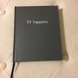 "Fit happens" Fitspiration Fitness Journal 📓