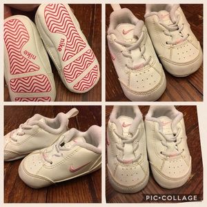 Newborn soft Nike girls Crib shoes