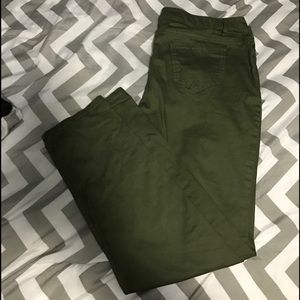 Ashley Stewart Olive Green Skinny Leg Pants✨