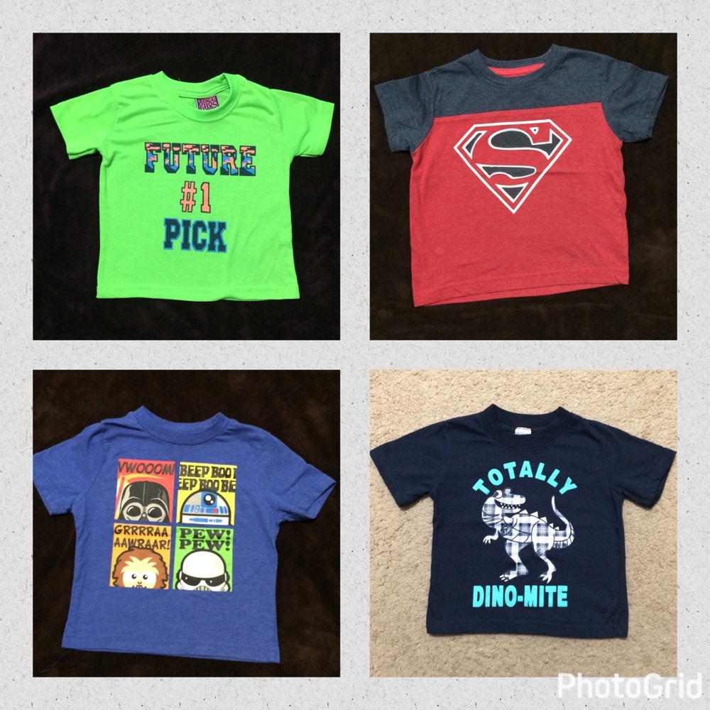 Lot of 4 toddler boys shirts size 18months