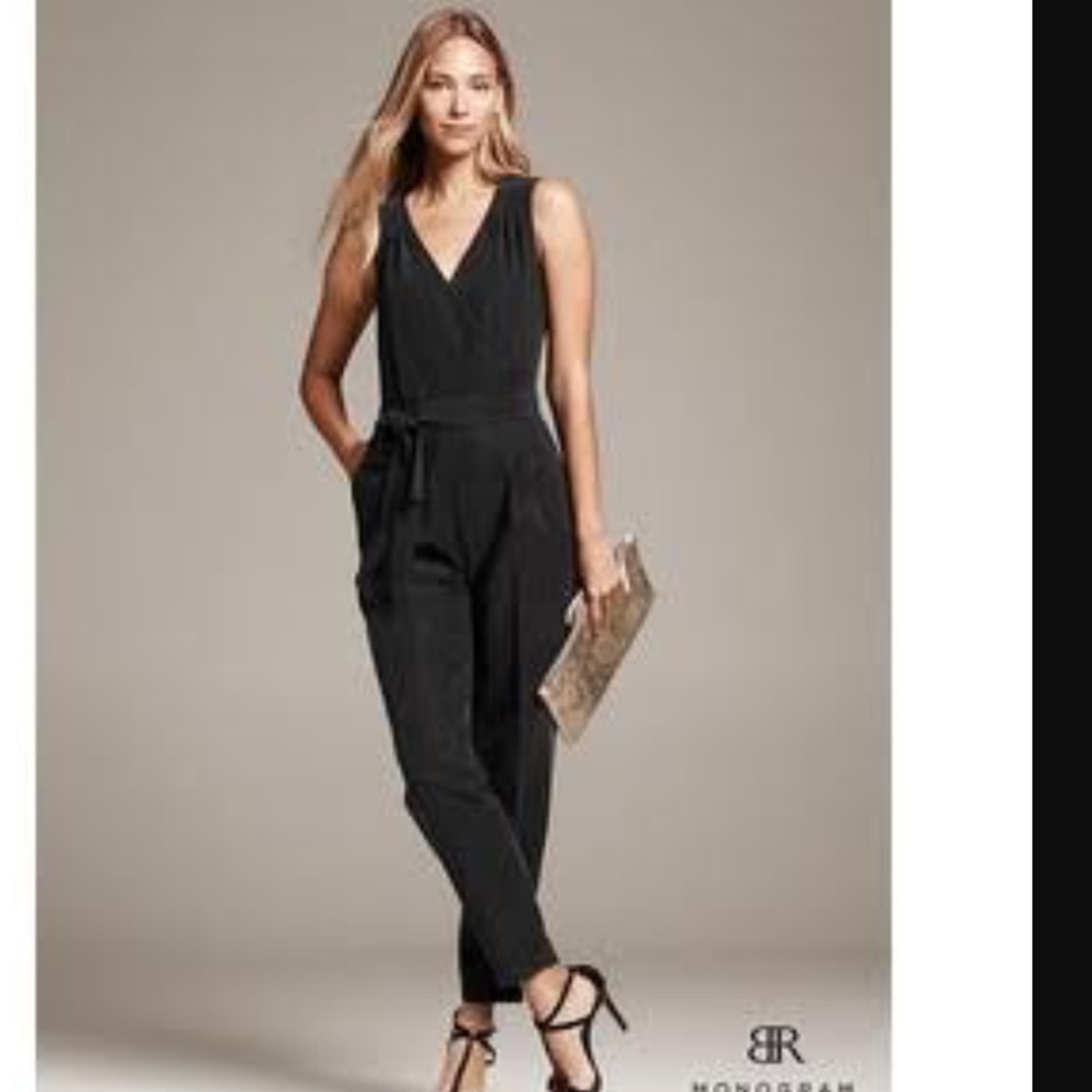 Banana Republic Jumpsuit black size 0p