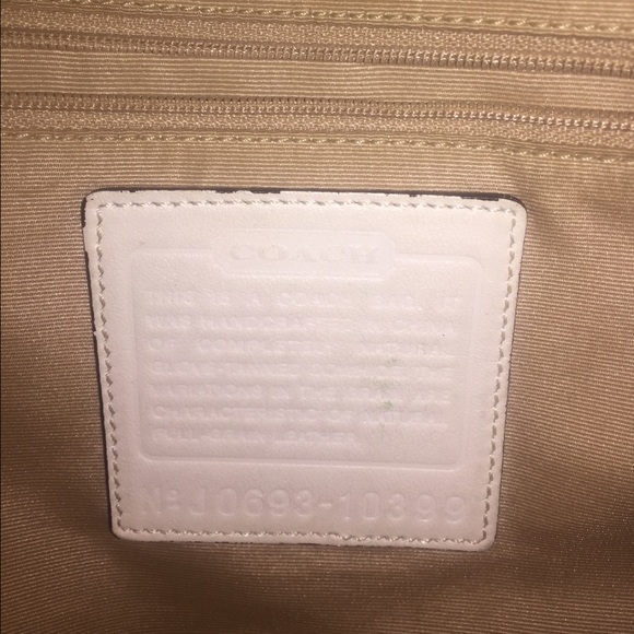 Cream Coach cross body - Picture 4 of 4
