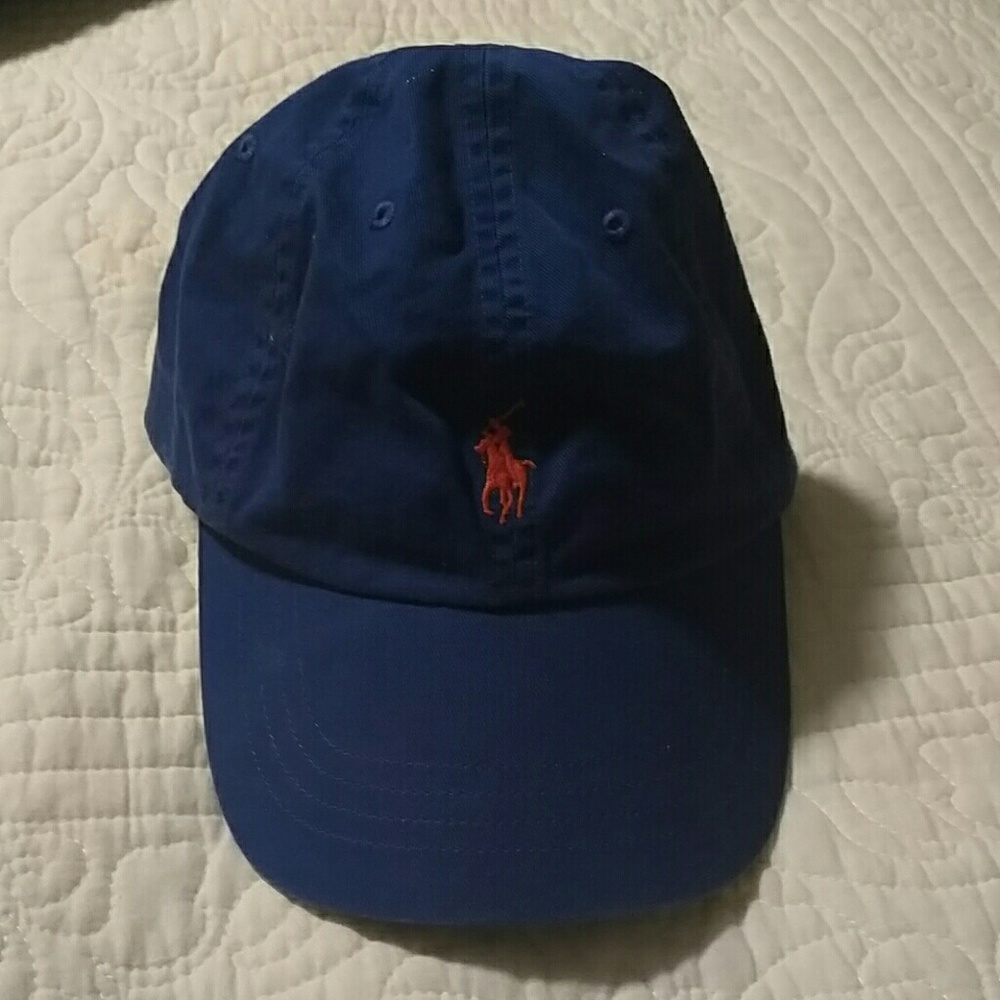 Navy blue polo hat
