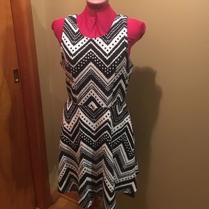 ✨Maurice's Navy & White Dress