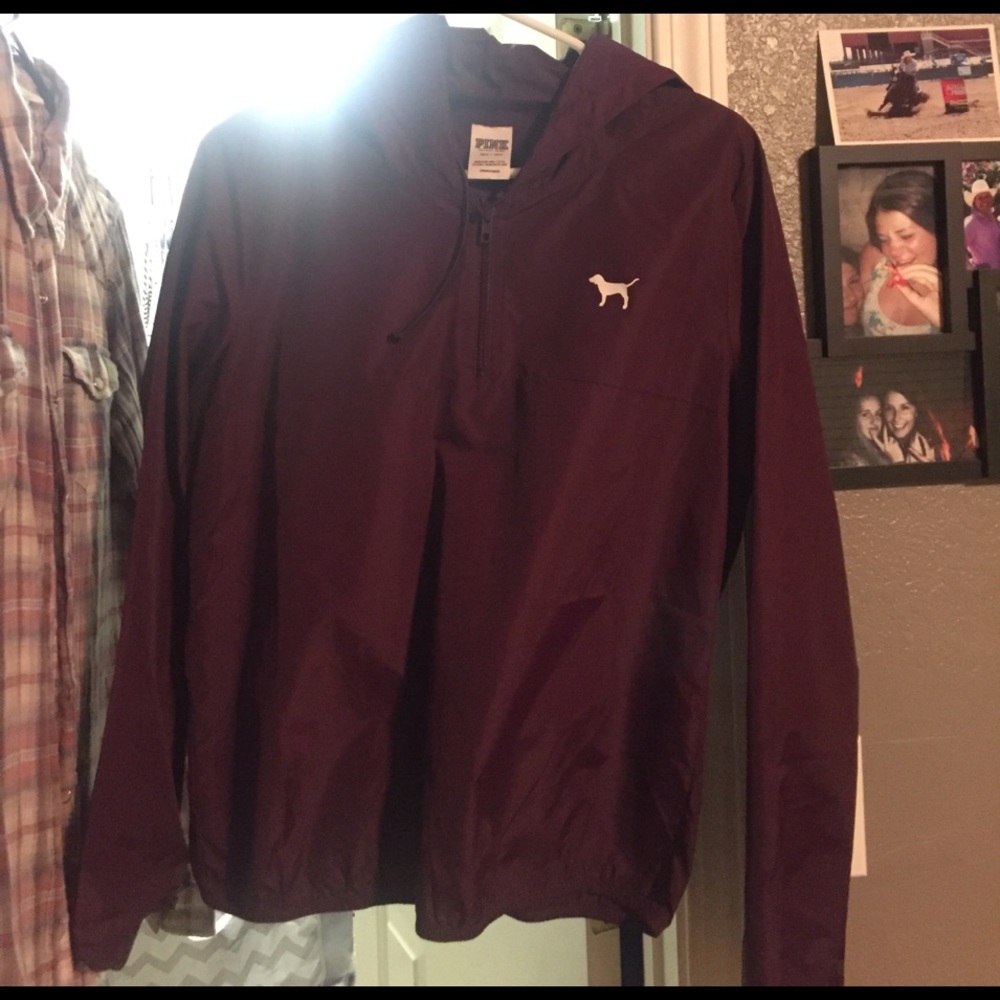 Maroon VS pink windbreaker
