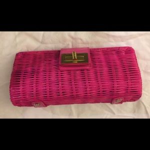 J Crew basket clutch