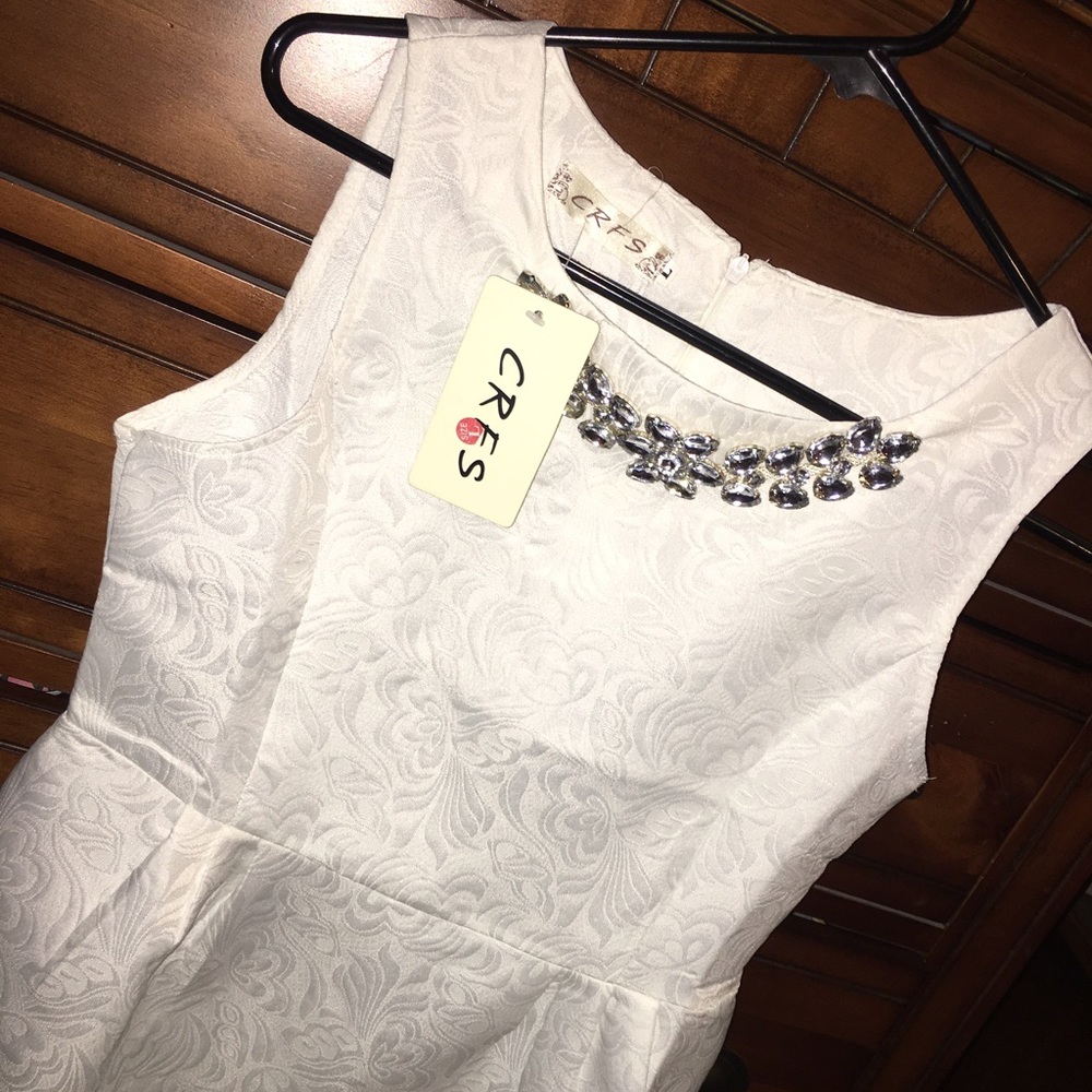 NWT white party dress