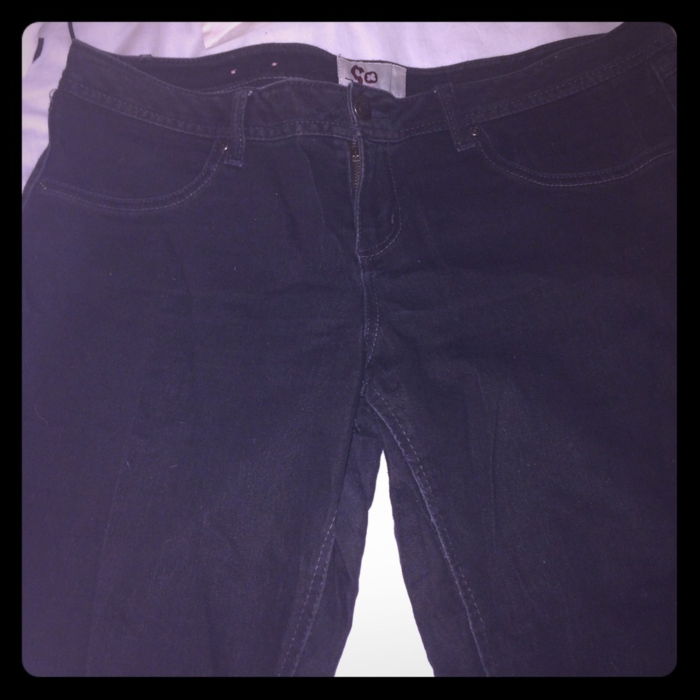 Dark Black/Gray Denim