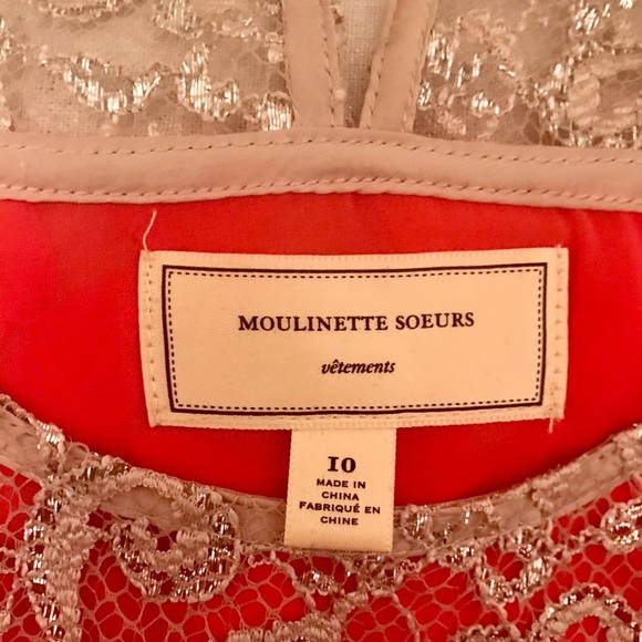 Anthropologie Lace Peplum Top - Picture 4 of 4