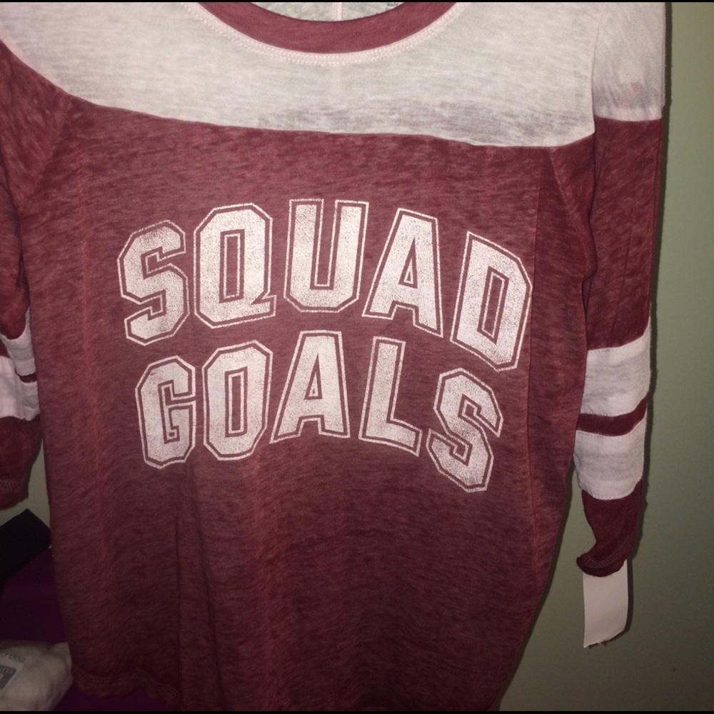 "Squad goals" football tee