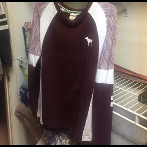 VS pink long sleeve sweater