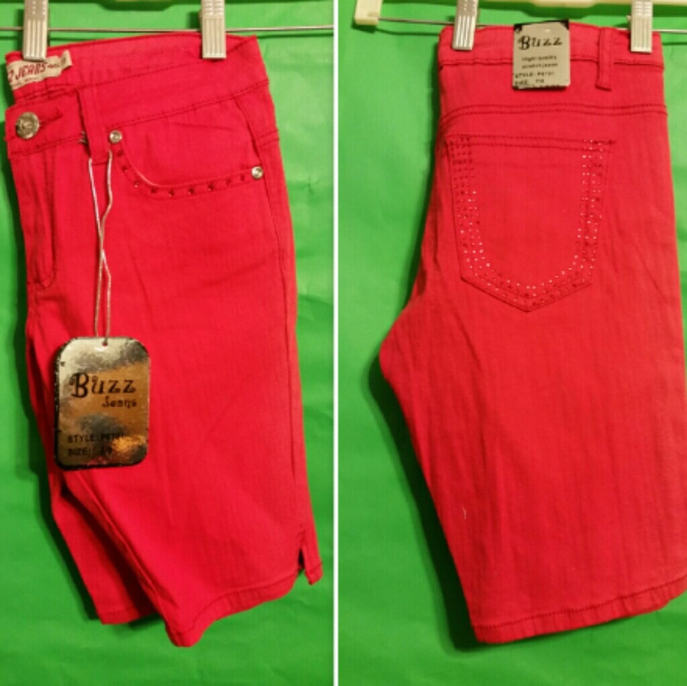 Buzz high quality stretch jean shorts