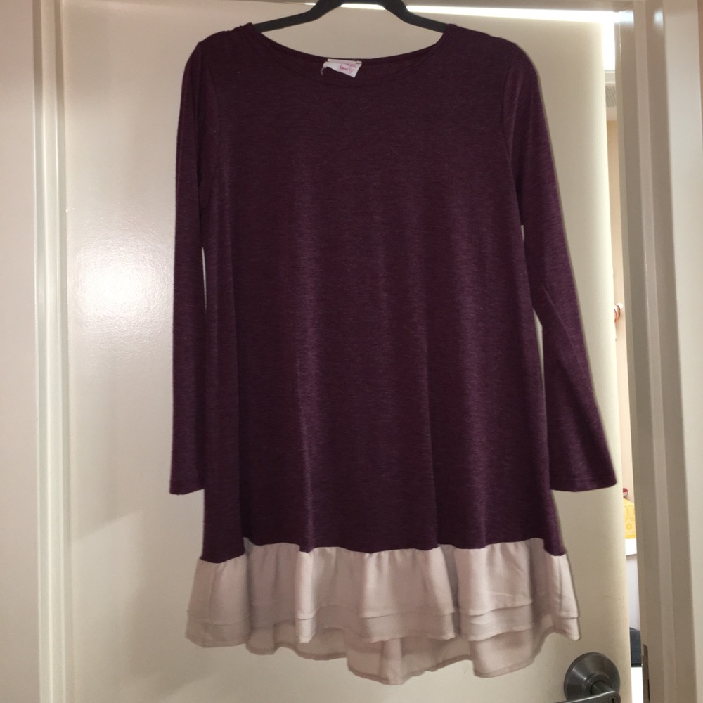 Flowy purple tunic