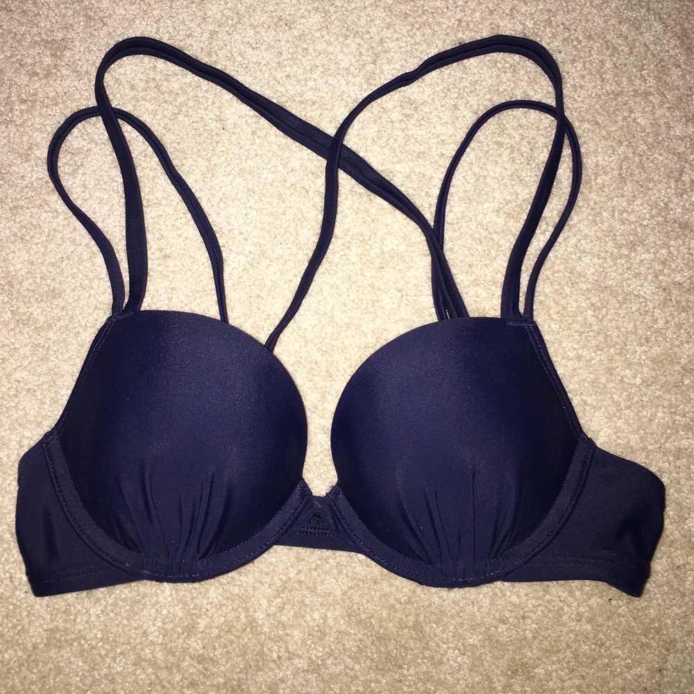 Aerie strappy back push-up bikini top