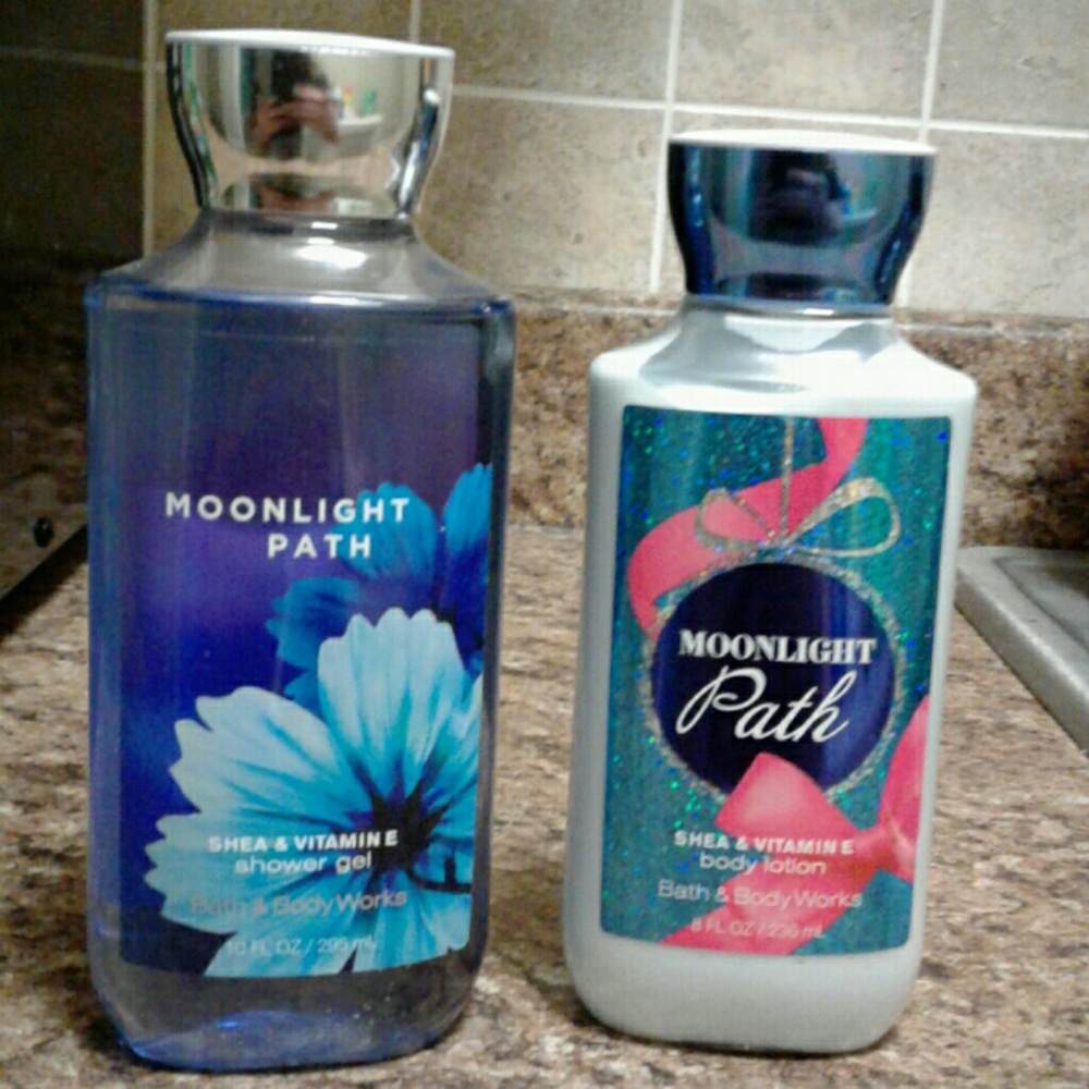 Bath and body works shower gel and lotion