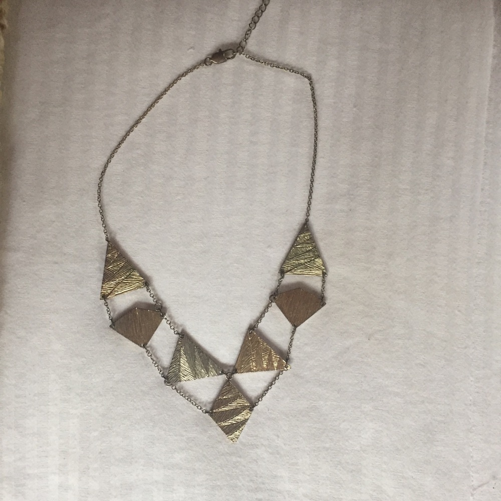 Urban Outfitters Gold Geometric Necklace