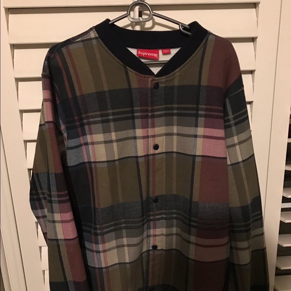 Supreme plaid jacket