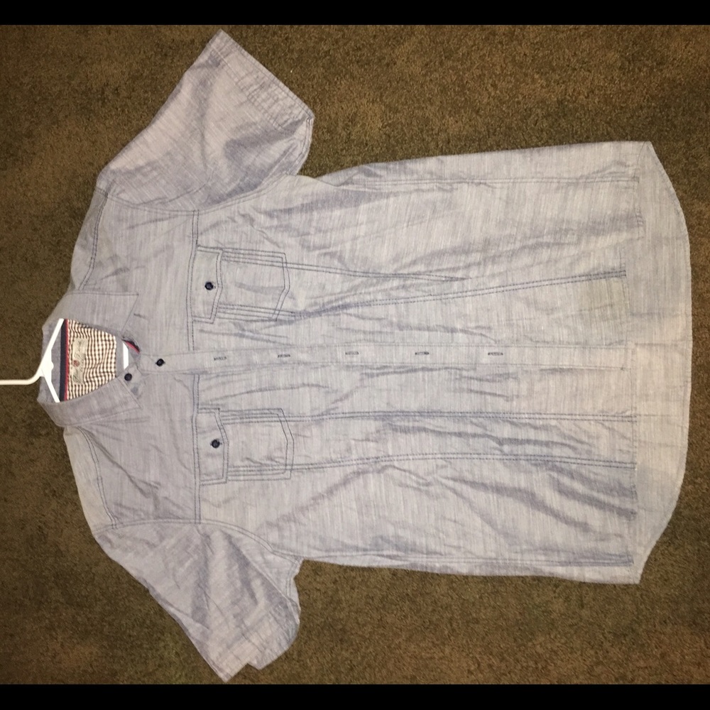 Fist Divide collared shirt tee shirt