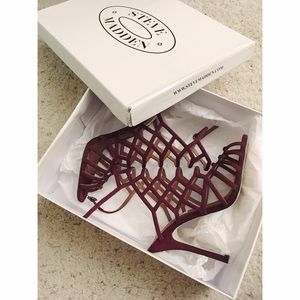 Burgundy SLITHUR Heels