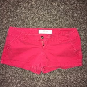 Hollister Red Shorts: SIZE 3